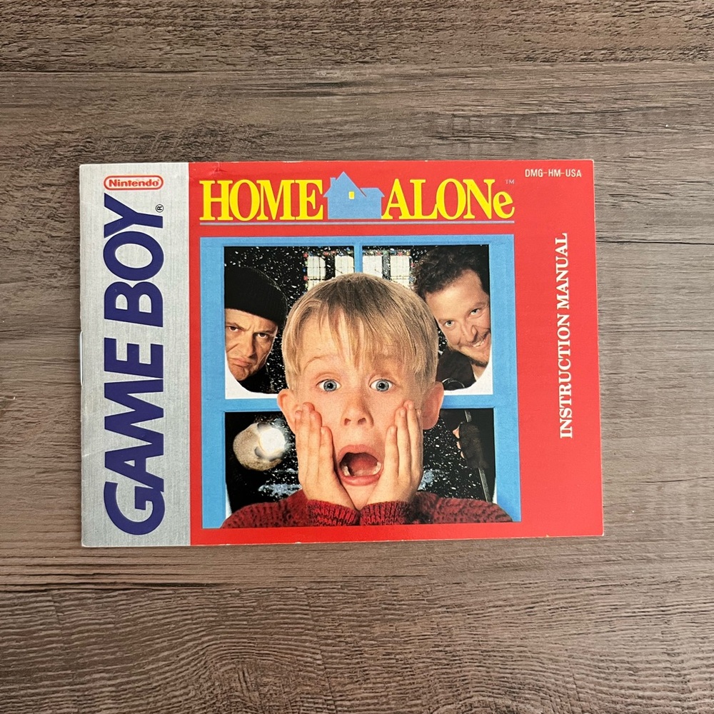 Nintendo Game Boy Home Alone Instruction Manual